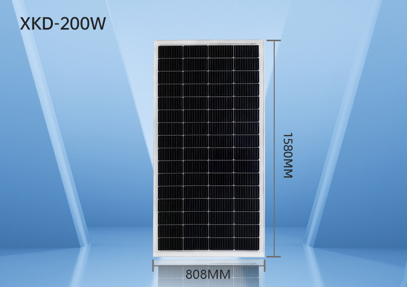 DSBsolar Solar Panel 18V/36V200W Single Crystal Solar Power Generation Panel Photovoltaic Panel Components