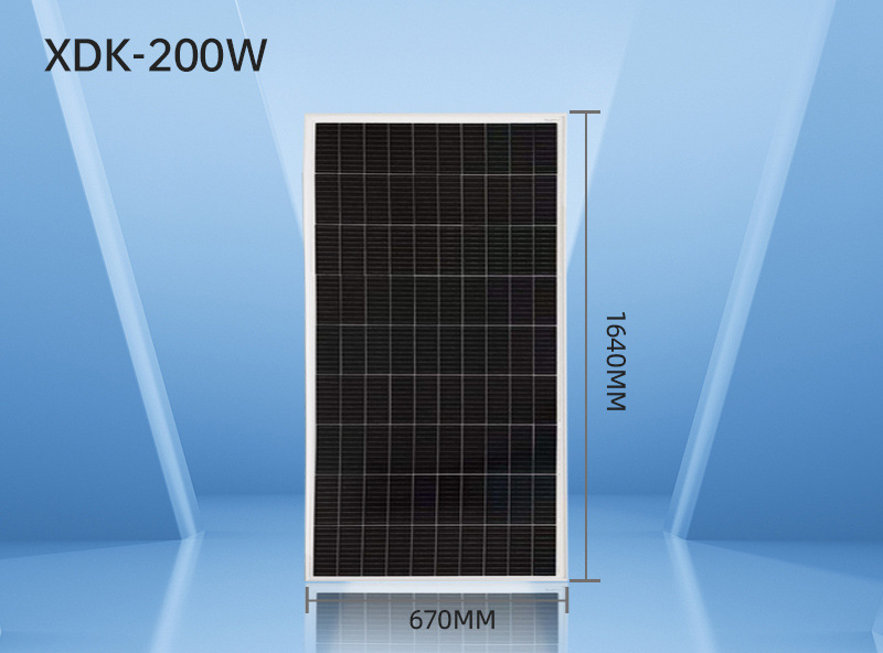 DSBsolar 200W Monocrystalline Silicon Solar Panel Charging Board Is A-Class Photovoltaic Panel Module Battery Power Generation Board