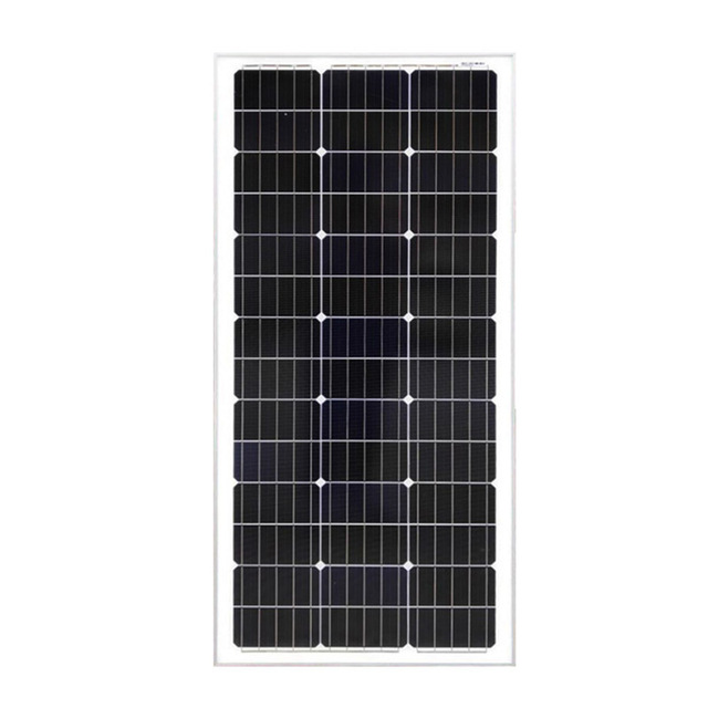 DSBsolar 18V100W Single Crystal Solar Photovoltaic Panel Power Generation Panel Photovoltaic Modules Can Be Charged 12V Battery