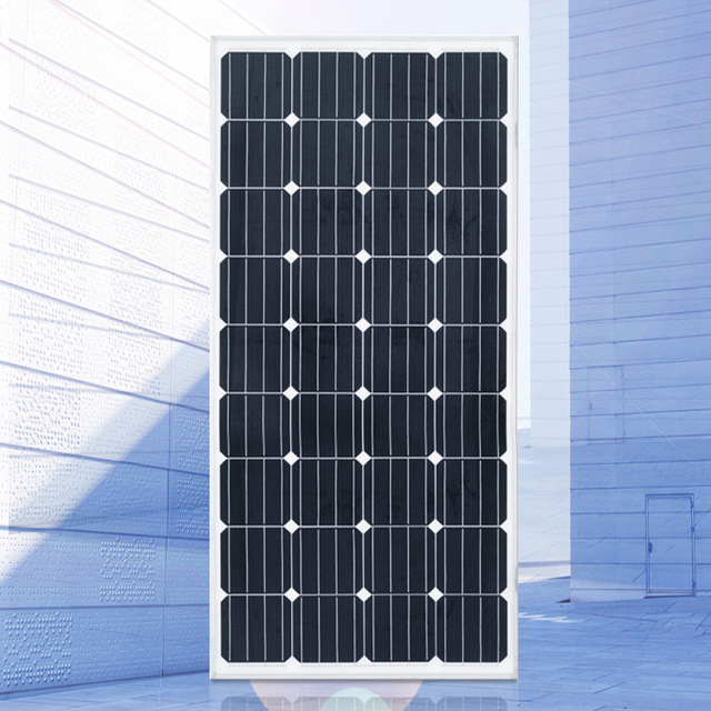DSBsolar 2V 150W Single Crystal Photovoltaic Panel Solar Power Panel Photovoltaic Module Can Be Charged 12V Battery