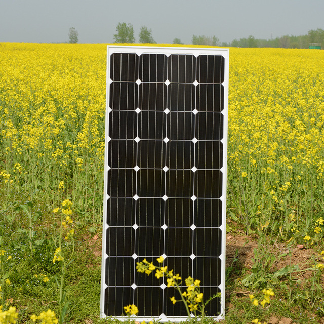 DSBsolar 2V 150W Single Crystal Photovoltaic Panel Solar Power Panel Photovoltaic Module Can Be Charged 12V Battery