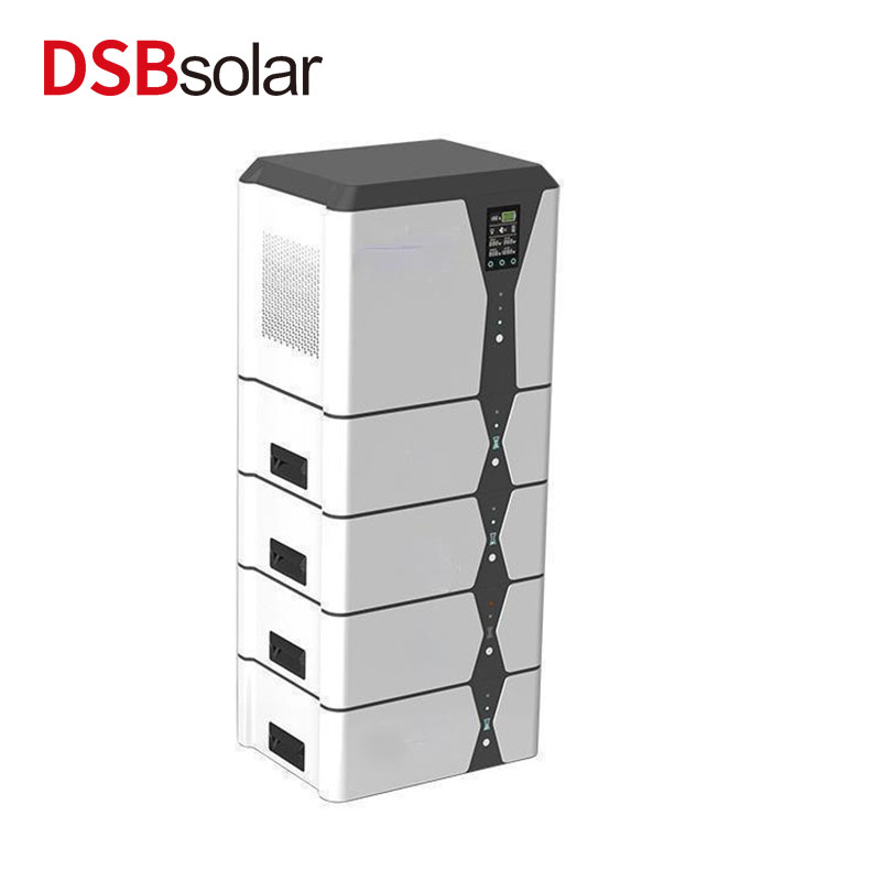 DSBsolar 3Kw / 5Kw / 10Kw Stacked Lithium Iron Phosphate Home Energy Storage Battery Solar Off-Grid Energy Storage System - Paidu Group