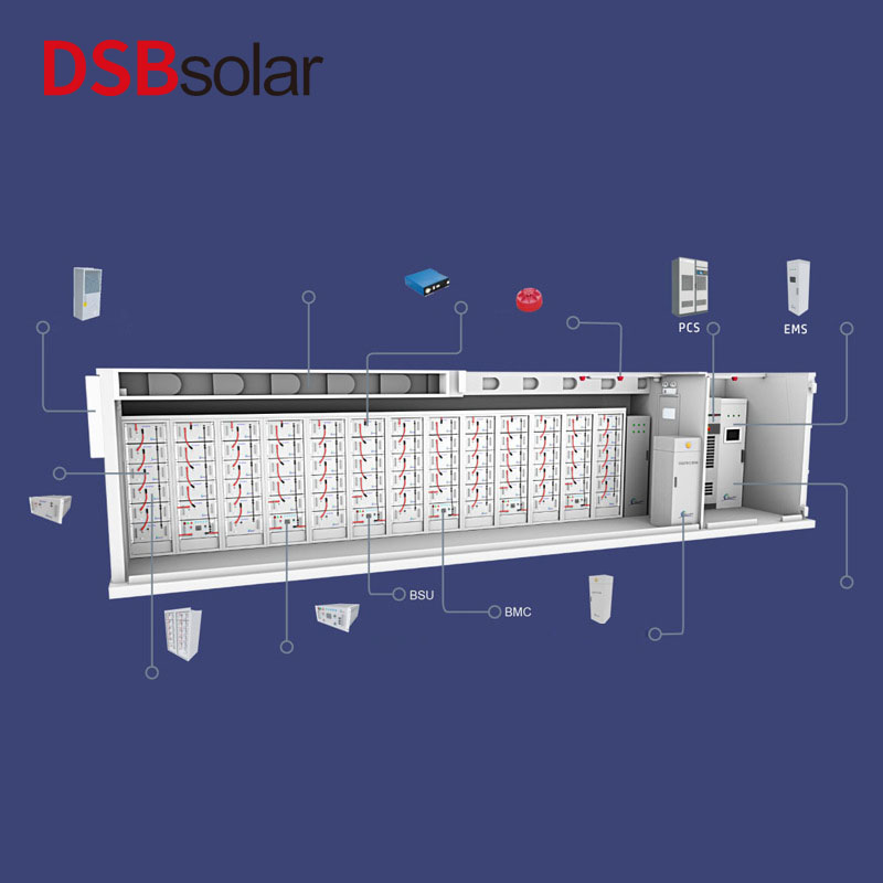 DSBsolar Large Industrial Commercial Energy Storage Manufacturer Battery Cabinet Mw Container System Solution Distributed Photovoltaic Prefabricated Module - Paidu Group