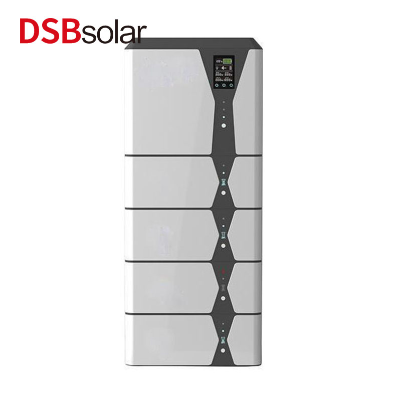 DSBsolar 3Kw / 5Kw / 10Kw Stacked Lithium Iron Phosphate Home Energy Storage Battery Solar Off-Grid Energy Storage System - Paidu Group