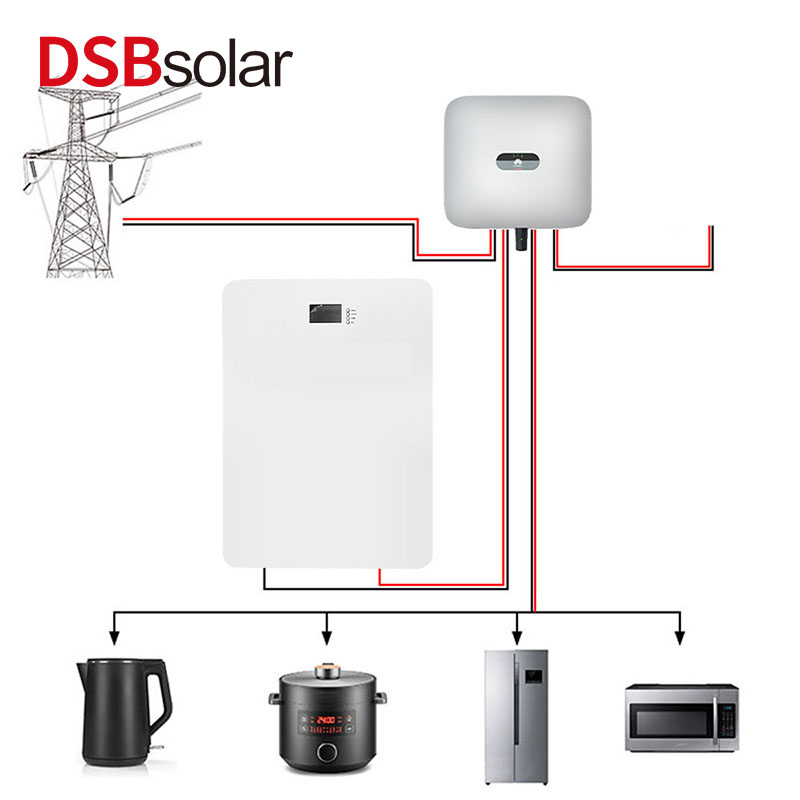 DSBsolar 48V200Ah Wall-Mounted Solar Home Energy Storage 200Ah Lithium Iron Phosphate Battery