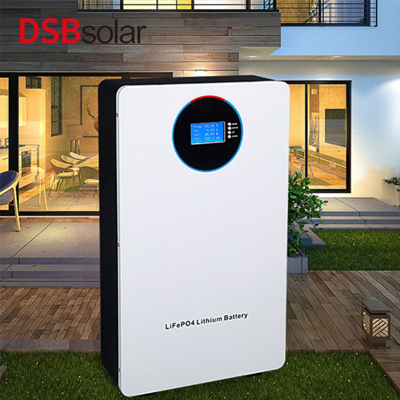 DSBsolar Energy Battery 51.2V10Kwh Solar Wall Mounted Home Energy Storage Lithium Iron Phosphate Battery"