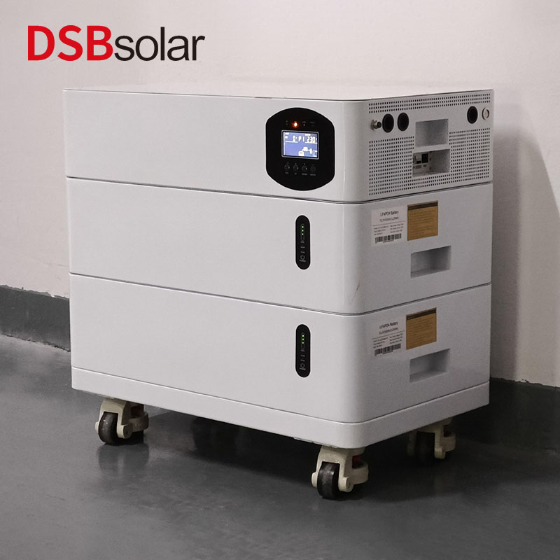 DSBsolar 48V Home Energy Storage Lithium Phosphate Battery 10/15/20/25Kwh Solar Power System Stack Type