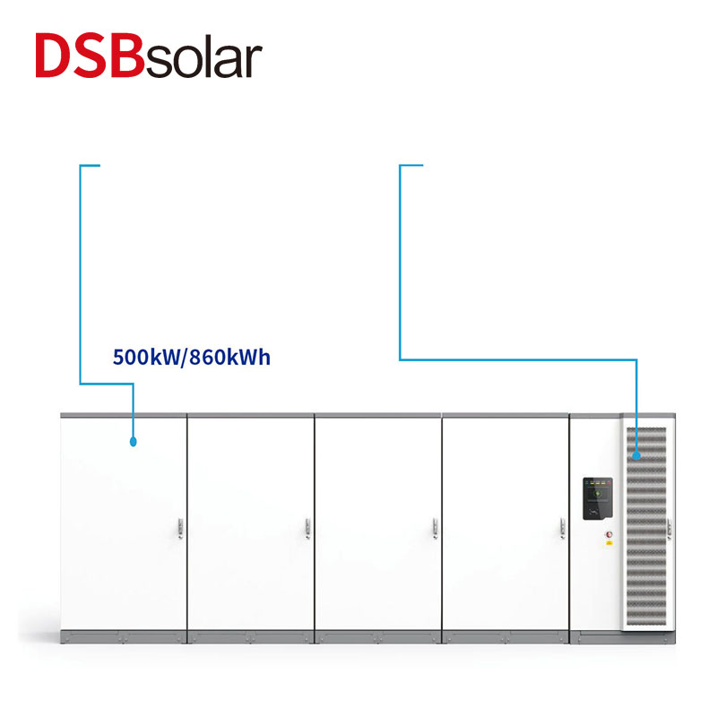 DSBsolar 375Kw/645Kwh Industrial Commercial Energy Storage System Solar Photovoltaic High Voltage Energy Storage Lithium Battery Pack Energy Storage Cabinet