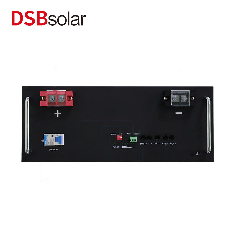 DSBsolar 51.2V 100Ah Lithium Iron Phosphate Battery Rack Mounted Lithium Battery 5Kwh Household Energy Storage