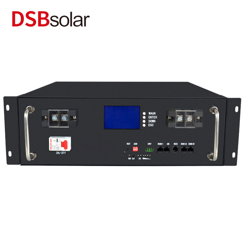 DSBsolar 51.2V100Ah Rack Mounted Energy Storage Battery Pv Power Generation System Pv Power Station Lithium Iron Phosphate Battery Bms