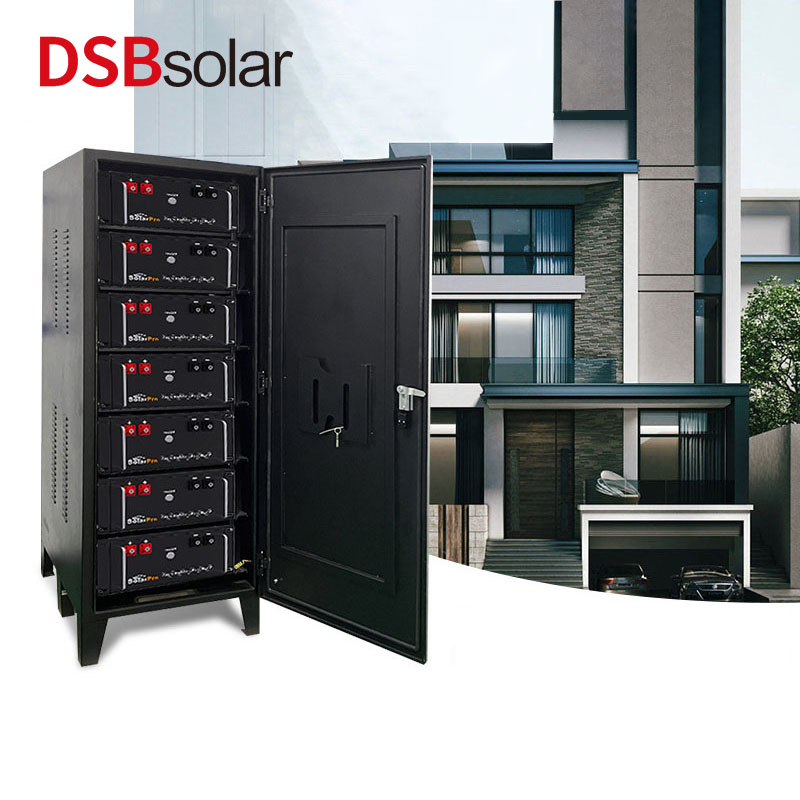 DSBsolar Home 51.2V100Ah Lithium Iron Phosphate Battery Pack Solar Photovoltaic Energy Storage Power Supply