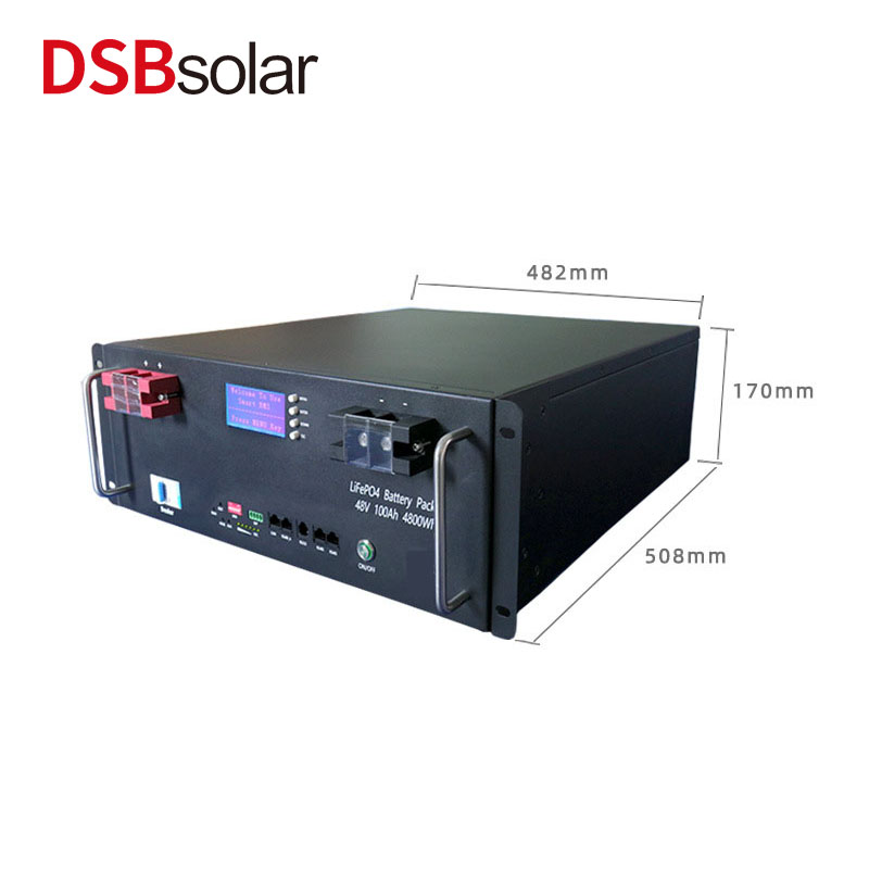 DSBsolar Direct Supply 48V100A Lithium Iron Phosphate Energy Storage Battery Solar Powered Photovoltaic Rack-Type Home Energy Storage System
