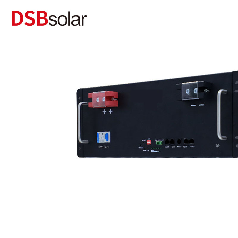 DSBsolar 51.2V 100Ah Lithium Iron Phosphate Battery Rack Mounted Lithium Battery 5Kwh Household Energy Storage