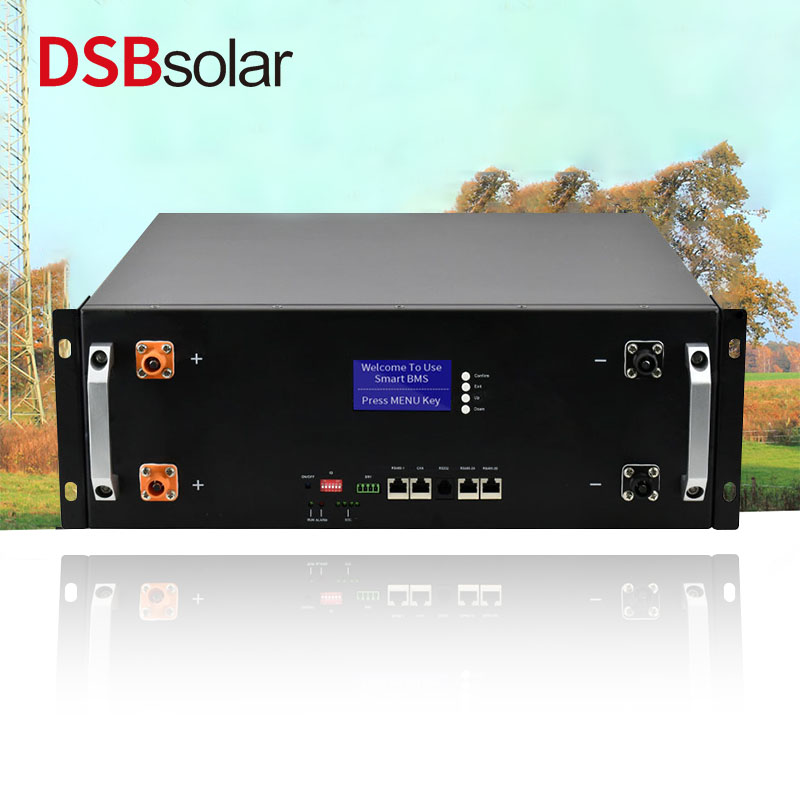DSBsolar 48V Energy Storage Lithium Battery Solar Photovoltaic Power Generation Home Energy Storage System Rack Lithium Iron Phosphate Battery Pack