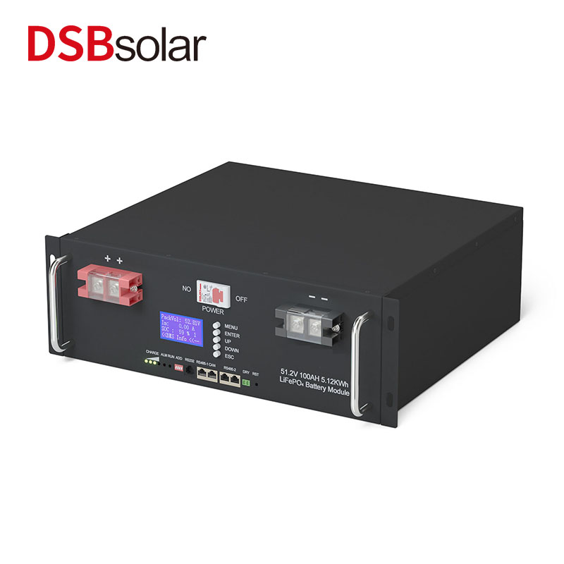 DSBsolar Direct Supply 48V100A Lithium Iron Phosphate Energy Storage Battery Solar Powered Photovoltaic Rack-Type Home Energy Storage System