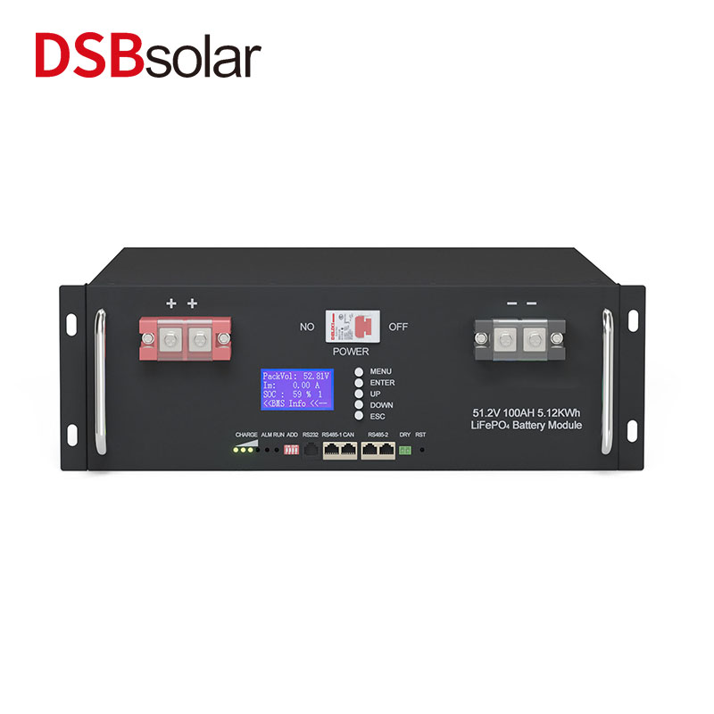 DSBsolar Direct Supply 48V100A Lithium Iron Phosphate Energy Storage Battery Solar Powered Photovoltaic Rack-Type Home Energy Storage System