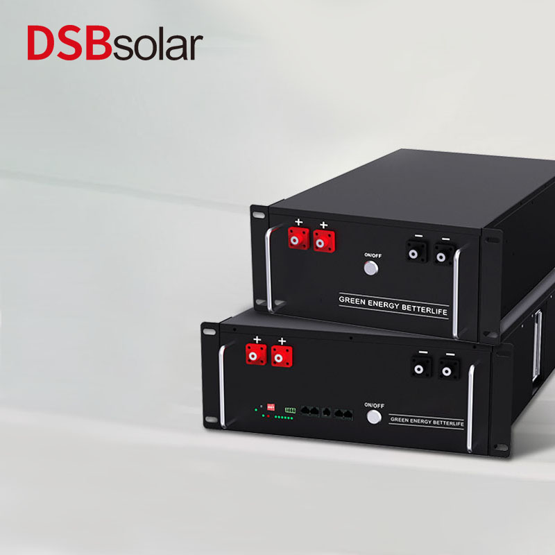 DSBsolar Home 51.2V100Ah Lithium Iron Phosphate Battery Pack Solar Photovoltaic Energy Storage Power Supply