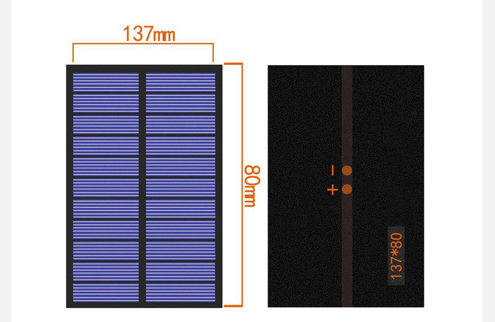 DSBsolar New Energy Solar Panel 5V Solar Charging Panel Outdoor Photovoltaic Power Generation Drip Glue Monocrystalline Silicon Dc Power Supply