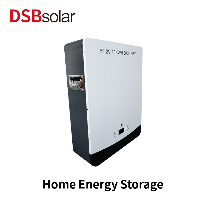 DSBsolar Wall-Mounted Home Energy Storage Power Supply 10000Wh Large Capacity Lithium Iron Phosphate 48V51.2V Rechargeable Lithium Battery Pack