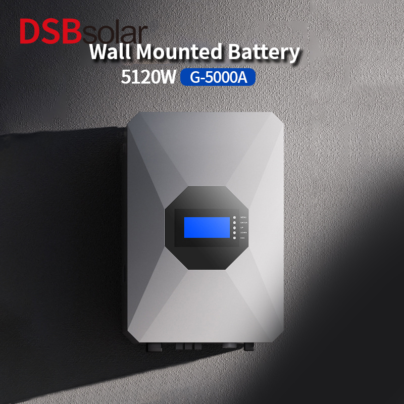 DSBsolar Lithium Iron Phosphate Solar Wall-Mounted Household Energy Storage Power Supply G5000A Household Photovoltaic Power Generation Machine Customization