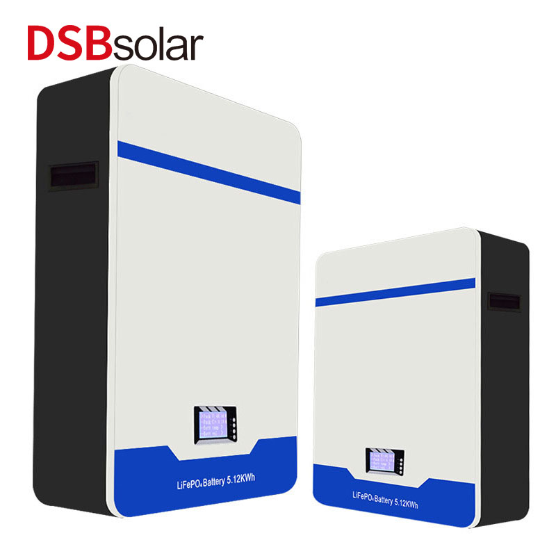 DSBsolar Customized Solar Battery 51.2V/100-200Ah Home Wall Mounted Energy Storage Battery Can Be Parallel Power Supply