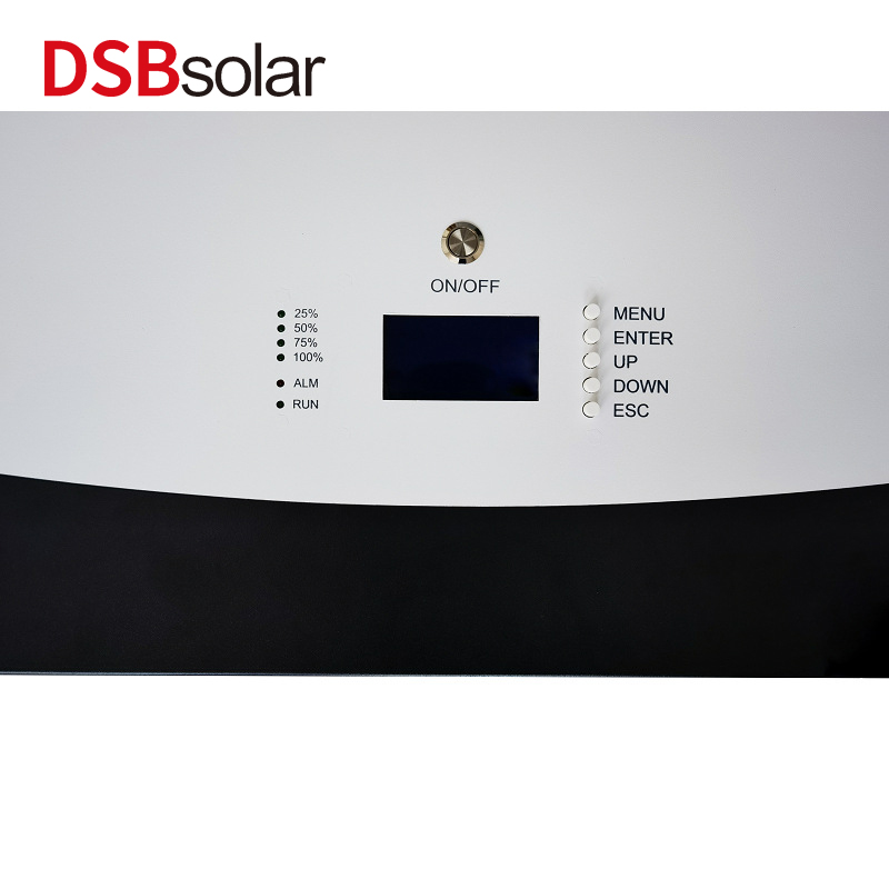 DSBsolar Wall-Mounted Home Energy Storage Power Supply 10000Wh Large Capacity Lithium Iron Phosphate 48V51.2V Rechargeable Lithium Battery Pack