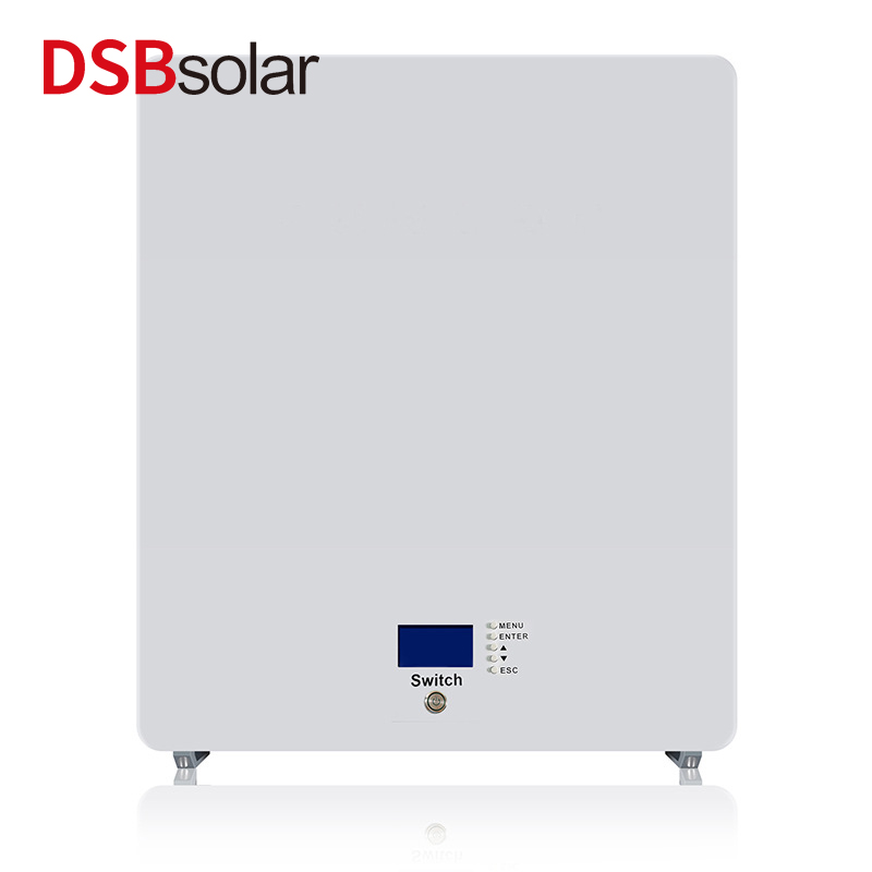 DSBsolar 51.2V48V100Ah200Ah Wall-Mounted Solar Home Energy Storage Lithium Iron Phosphate Battery Emergency Power Supply