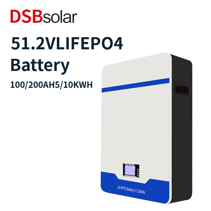 DSBsolar Customized Solar Battery 51.2V/100-200Ah Home Wall Mounted Energy Storage Battery Can Be Parallel Power Supply