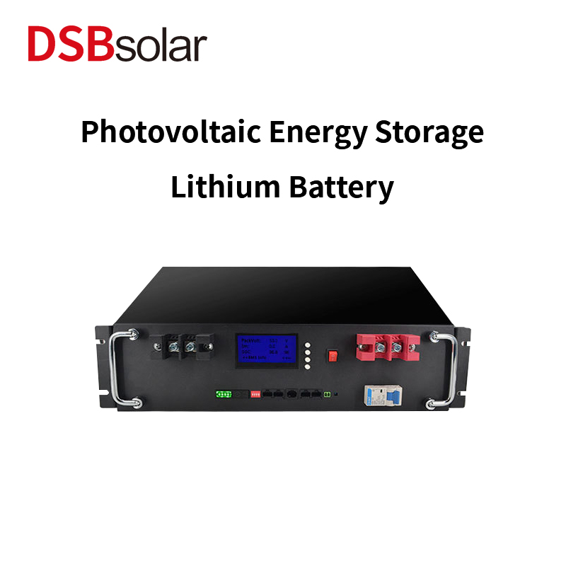 DSBsolar 51.2V100Ah Rackmount Energy Storage System Lithium Iron Phosphate Battery Solar Photovoltaic Communication Base Station Battery Pack