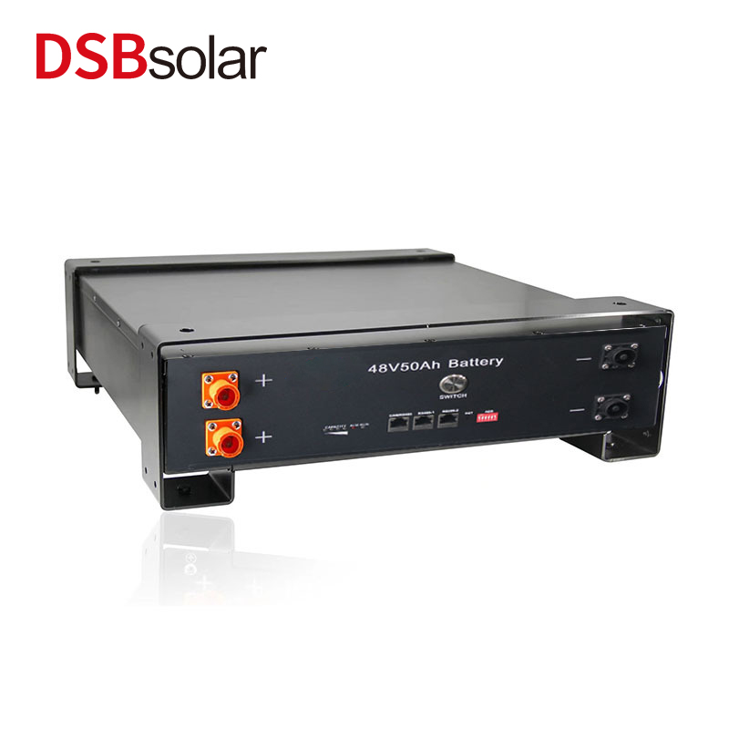 DSBsolar Rack-Mounted 48V50Ah Home Energy Storage Lithium Iron Phosphate Battery Photovoltaic Power Supply 2.4Kwh Solar Backup
