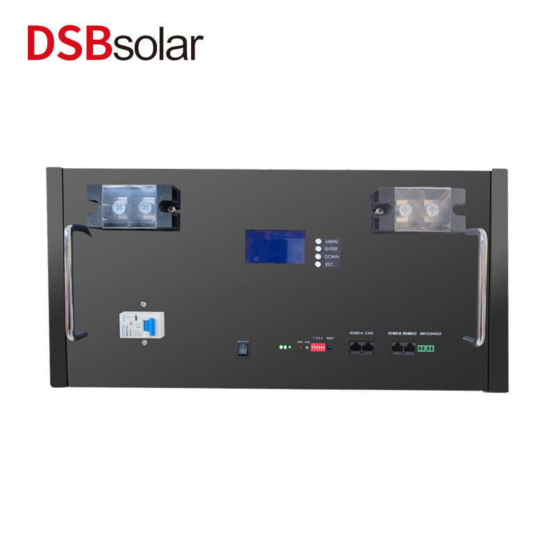 DSBsolar 48V51.2V100Ah200Ah Lithium Iron Phosphate Rack Solar Photovoltaic Energy Storage Large Capacity Lithium Battery