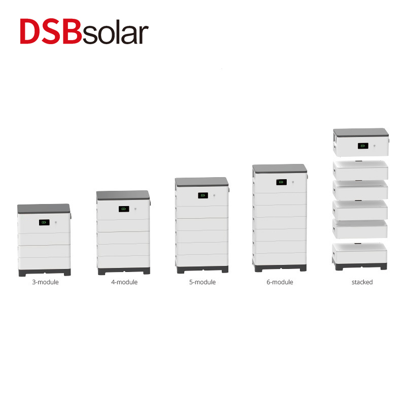 DSBsolar 15Kwh High Voltage Stacked Home Energy Storage Photovoltaic Power Generation System Lithium Iron Phosphate Energy Storage Power Supply