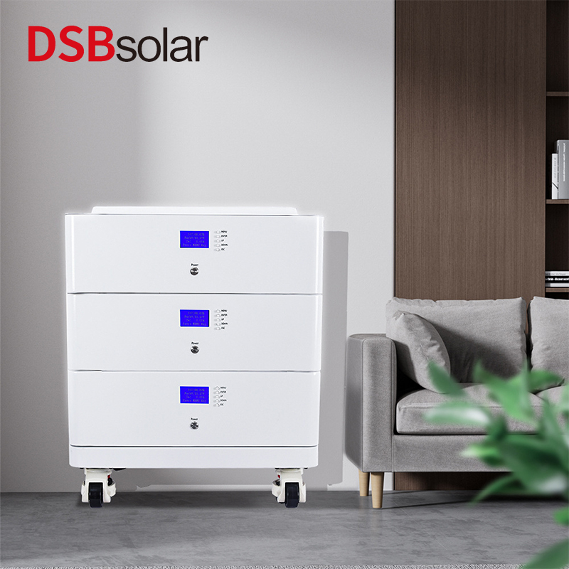 DSBsolar Stacked Lithium Iron Phosphate Battery Home Energy Storage Power Plant 15Kwh Solar Energy Storage System
