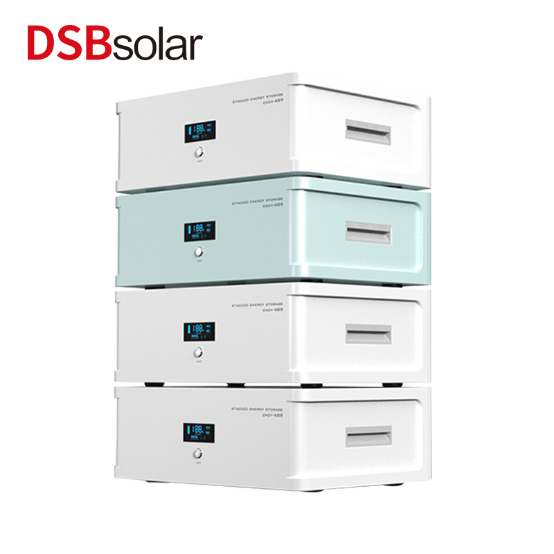 DSBsolar 5Kwh Stacked Home Energy Storage Photovoltaic Power Generation System Lithium Iron Phosphate Energy Storage Power Supply