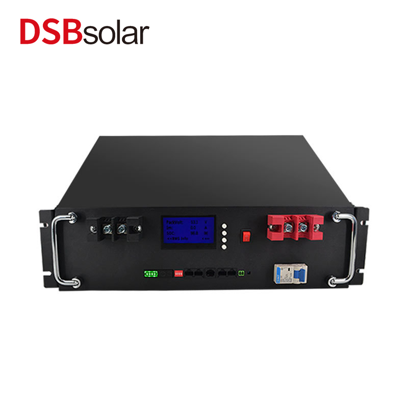 DSBsolar 51.2V100Ah Rackmount Energy Storage System Lithium Iron Phosphate Battery Solar Photovoltaic Communication Base Station Battery Pack