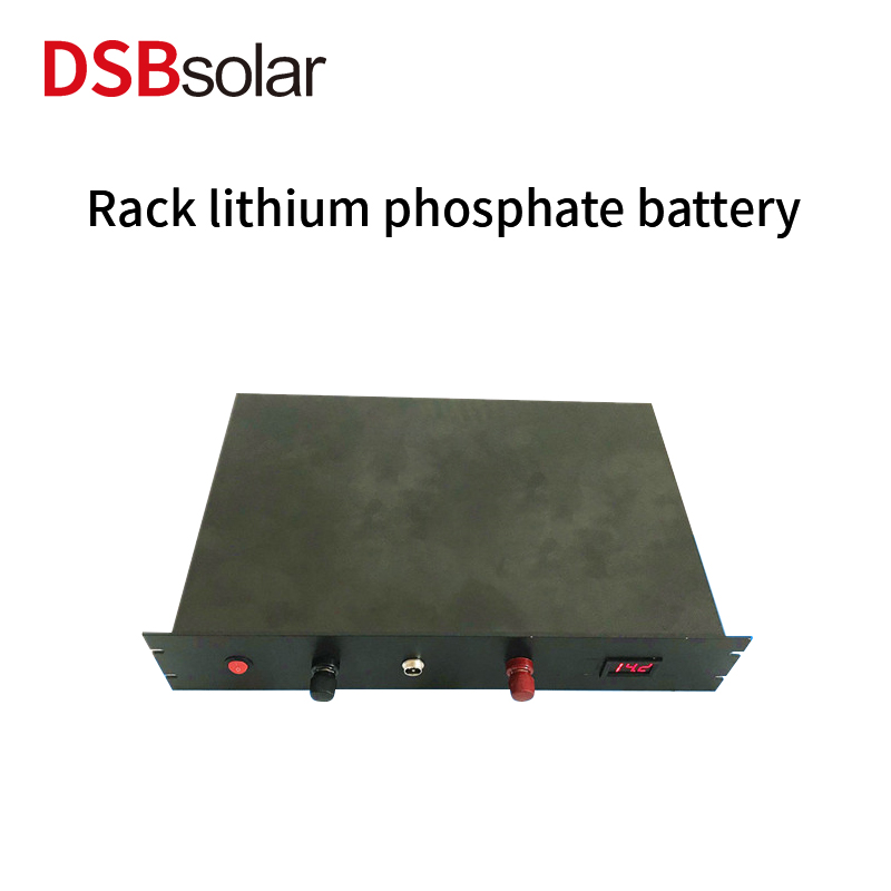 DSBsolar Rack Type 12V100Ah Lithium Iron Phosphate Battery 2U Standard Emergency Power Supply Communication Base Station Backup Power Supply