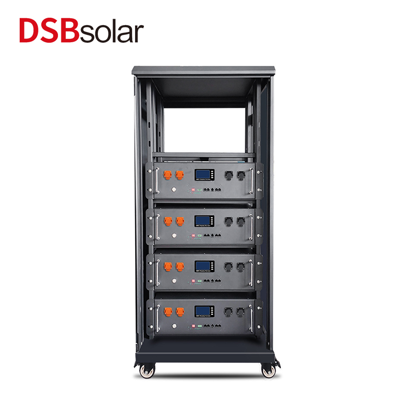 DSBsolar 48V51.2V100Ah200Ah Lithium Iron Phosphate Rack Solar Photovoltaic Energy Storage Large Capacity Lithium Battery