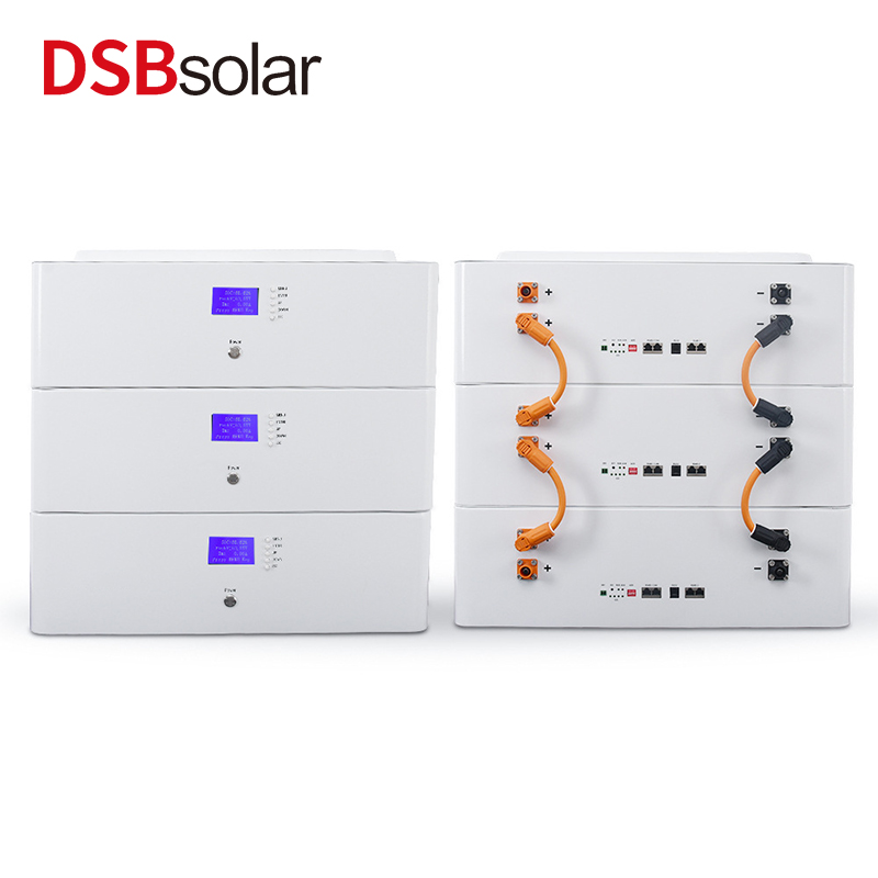 DSBsolar Stacked Lithium Iron Phosphate Battery Home Energy Storage Power Plant 15Kwh Solar Energy Storage System