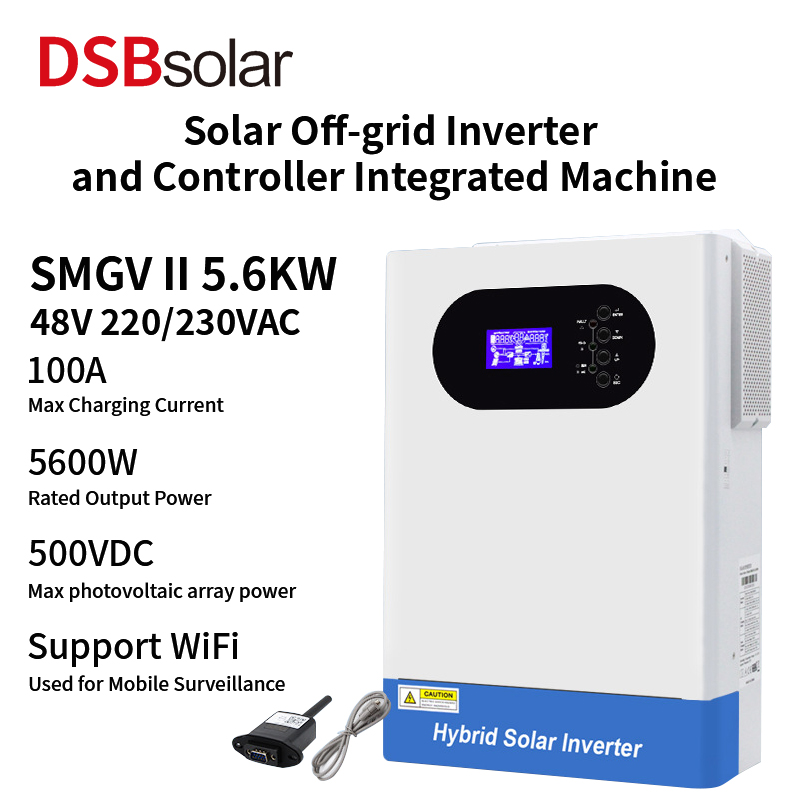 DSBsolar MPPT Reverse Control All-In 5.6Kw/48V Off-Grid Inverter Pure Sine Wave Photovoltaic Solar Inverter