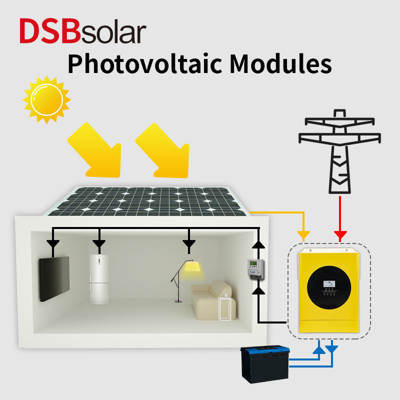 DSBsolar Pure Sine Wave Reverse Control Integrated Home Inverter 48V/5000W Parallel Remote Monitoring Of The Photovoltaic Controller
