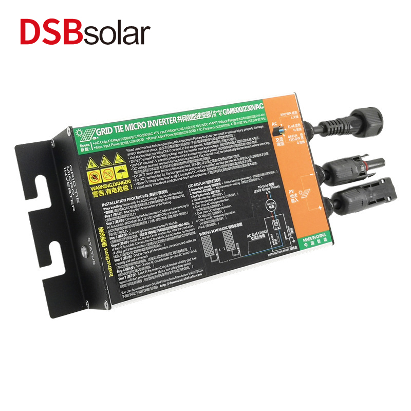 DSBsolar The Sine-Wave Pv Grid-Connected Inverter Mppt Can Parallel 2 350W Solar Panels
