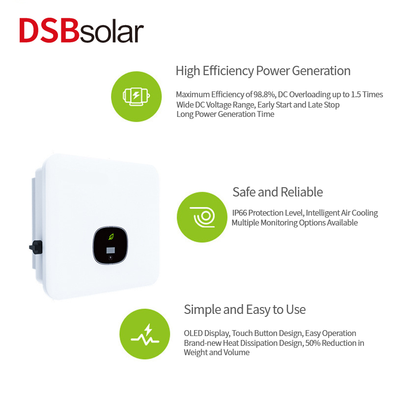 DSBsolar Off-Grid Solar Reverse Control Integrated Machine Runs Photovoltaic Inverters Without Batteries