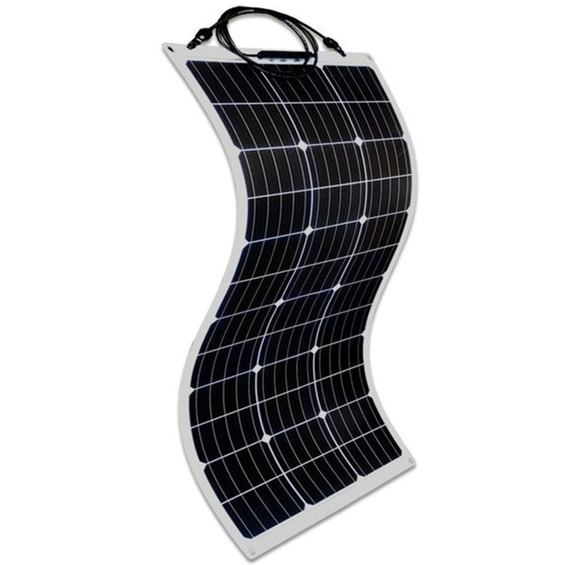 DSBsolar Outdoor flexible single crystal high efficiency RV balcony 100W solar panel