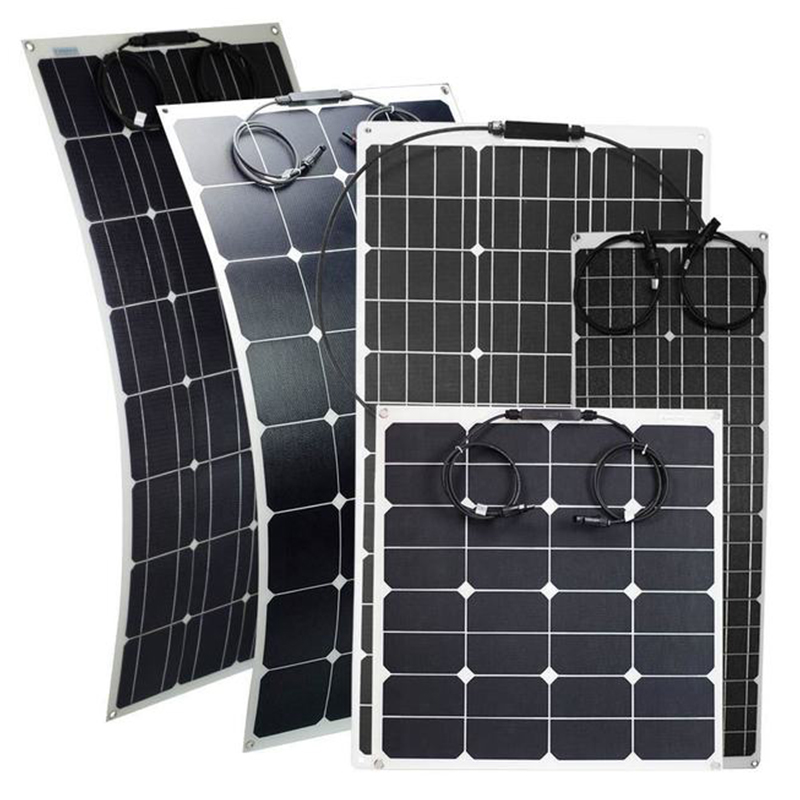 DSBsolar Outdoor flexible single crystal high efficiency RV balcony 100W solar panel